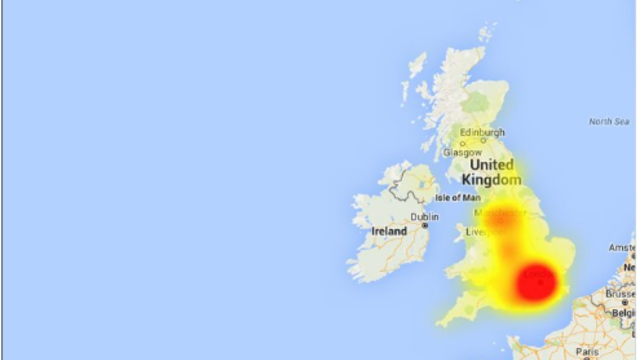 Major UK Internet Outages